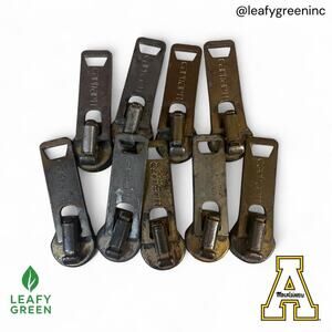 Carhartt Replacement OEM Brass Zipper Pull Hardware Lot of 9 Vintage Repair
